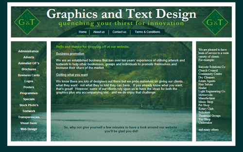 Graphics and Text Design